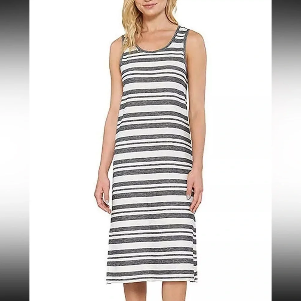 NEW Matty M Striped Dress - Picture 1 of 4